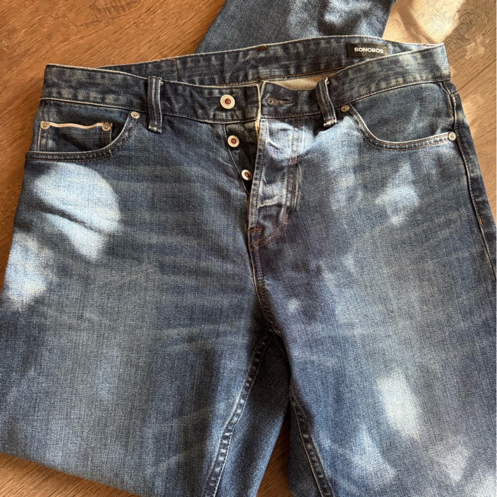Bonobos Japanese Selvedge Stretch Jeans Athletic Fit 33/34